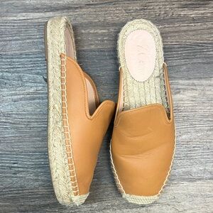 J. Crew Tan Espadrille Slip-On Shoes Size 6.5
